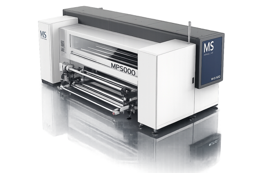 MP5000 printer rear view
