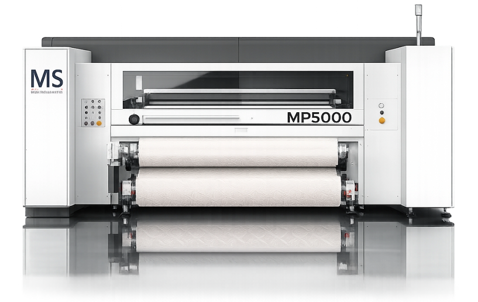 MP5000 printer front-left view